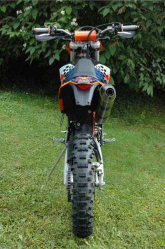 Kühlerverkleidung für 450 ccm KTM EXC 450 Bj 05-07 orange paarweise 